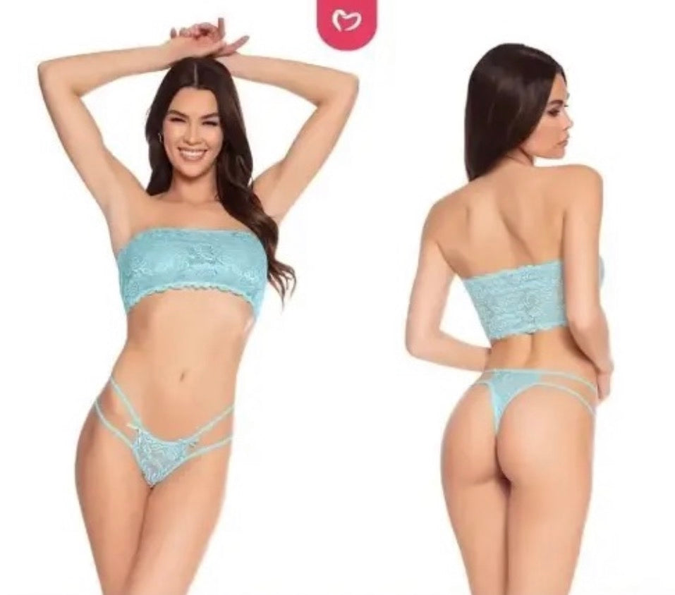 Bandeau Bralette with G-String